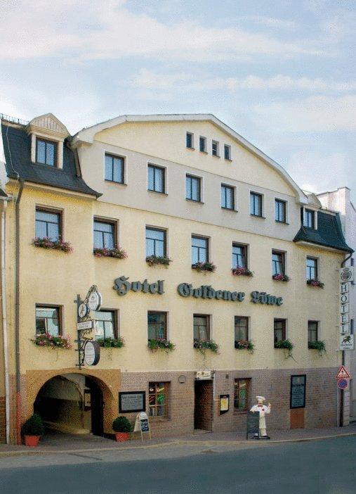 Hotel Goldener Loewe Zeulenroda-Triebes Kültér fotó