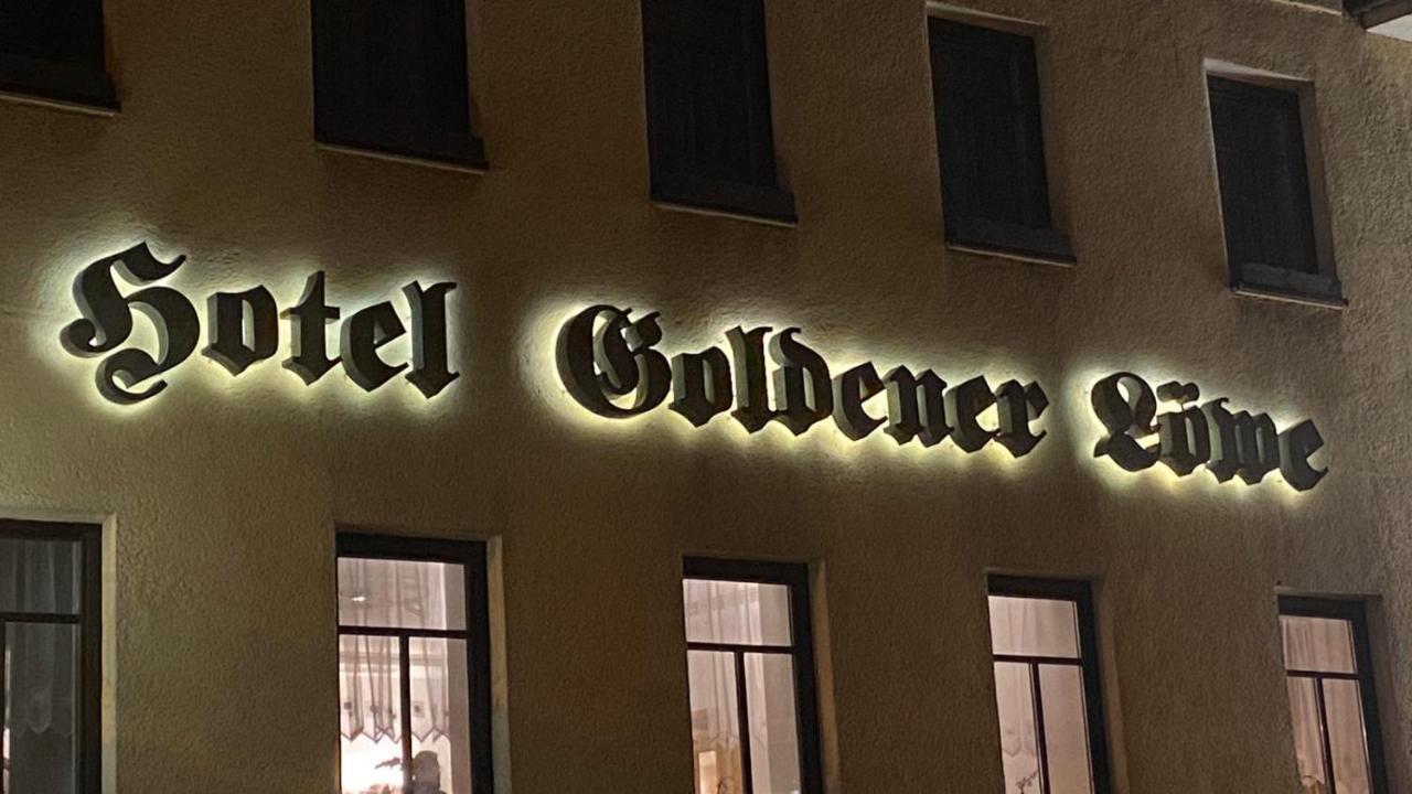 Hotel Goldener Loewe Zeulenroda-Triebes Kültér fotó